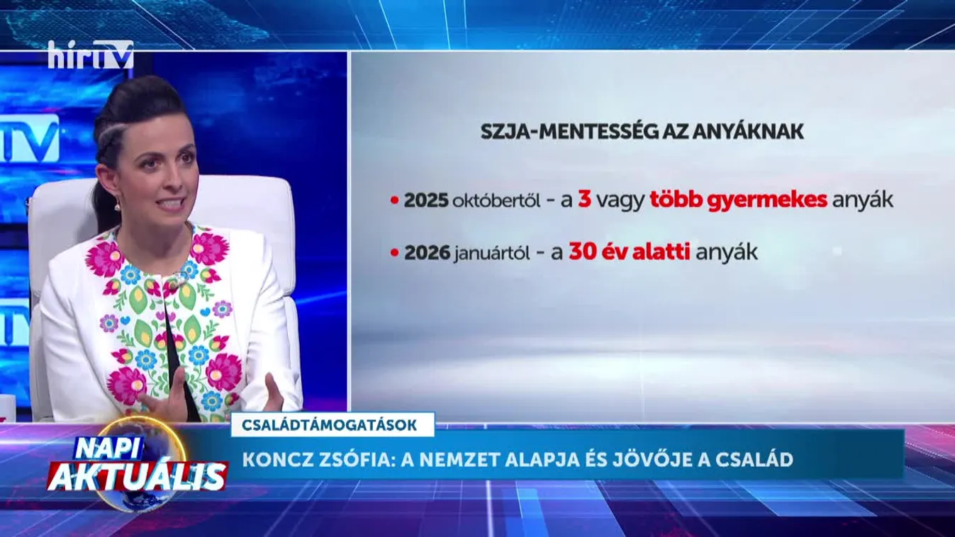 Napi aktuális - Koncz Zsófia: A nemzet alapja és jövője a család