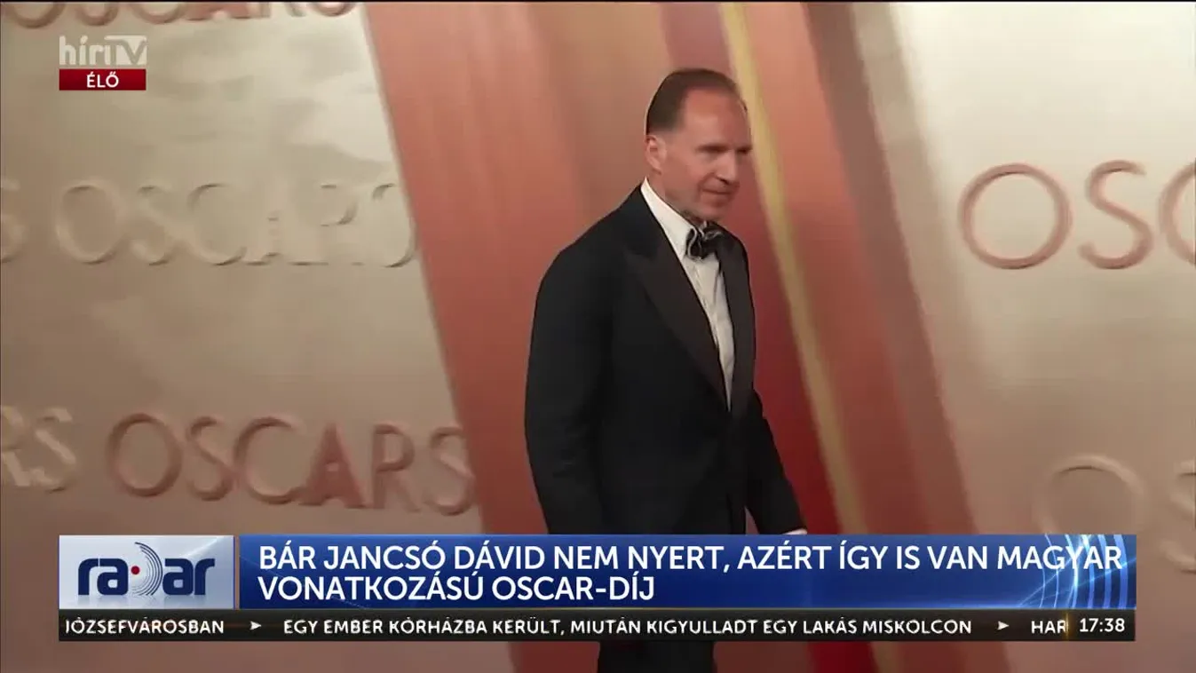 Radar - BÁR JANCSÓ DÁVID NEM NYERT, AZÉRT ÍGY IS VAN MAGYAR VONATKOZÁSÚ OSCAR-DÍJ