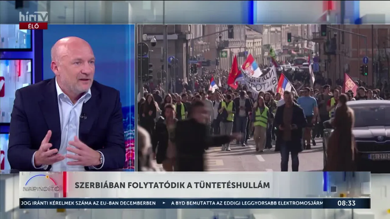 Napindító - SZERBIÁBAN FOLYTATÓDIK A TÜNTETÉSHULLÁM