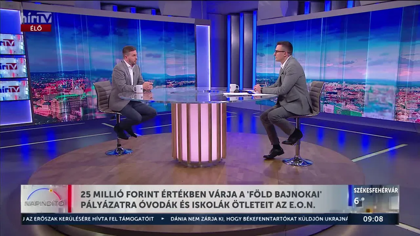 A KÖRNYEZETÉRT TENNI AKARÓ ÓVODÁK ÉS ISKOLÁK ÖTLETEIT DÍJAZZA AZ E.O.N. HUNGÁRIA