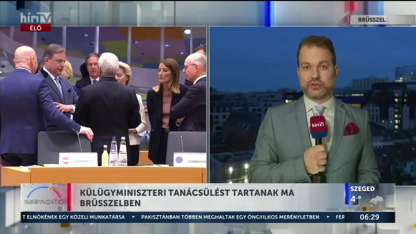 Külügyminiszteri tanácsülést tartanak Brüsszelben
