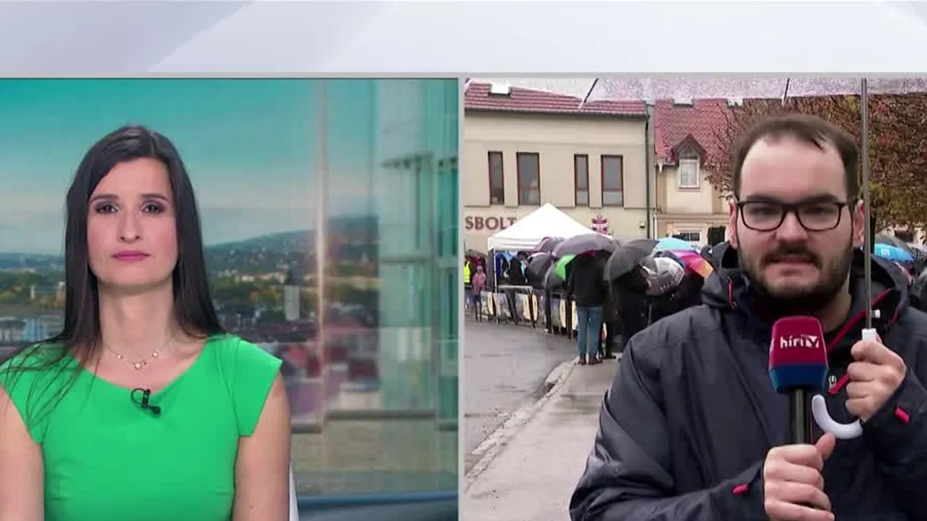 Mosonmagyaróváron Magyar Péter + videó