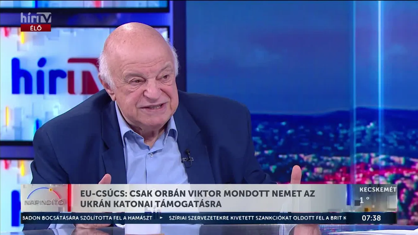 EU-CSÚCS: CSAK ORBÁN VIKTOR MONDOTT NEMET AZ UKRÁN KATONAI TÁMOGATÁSRA