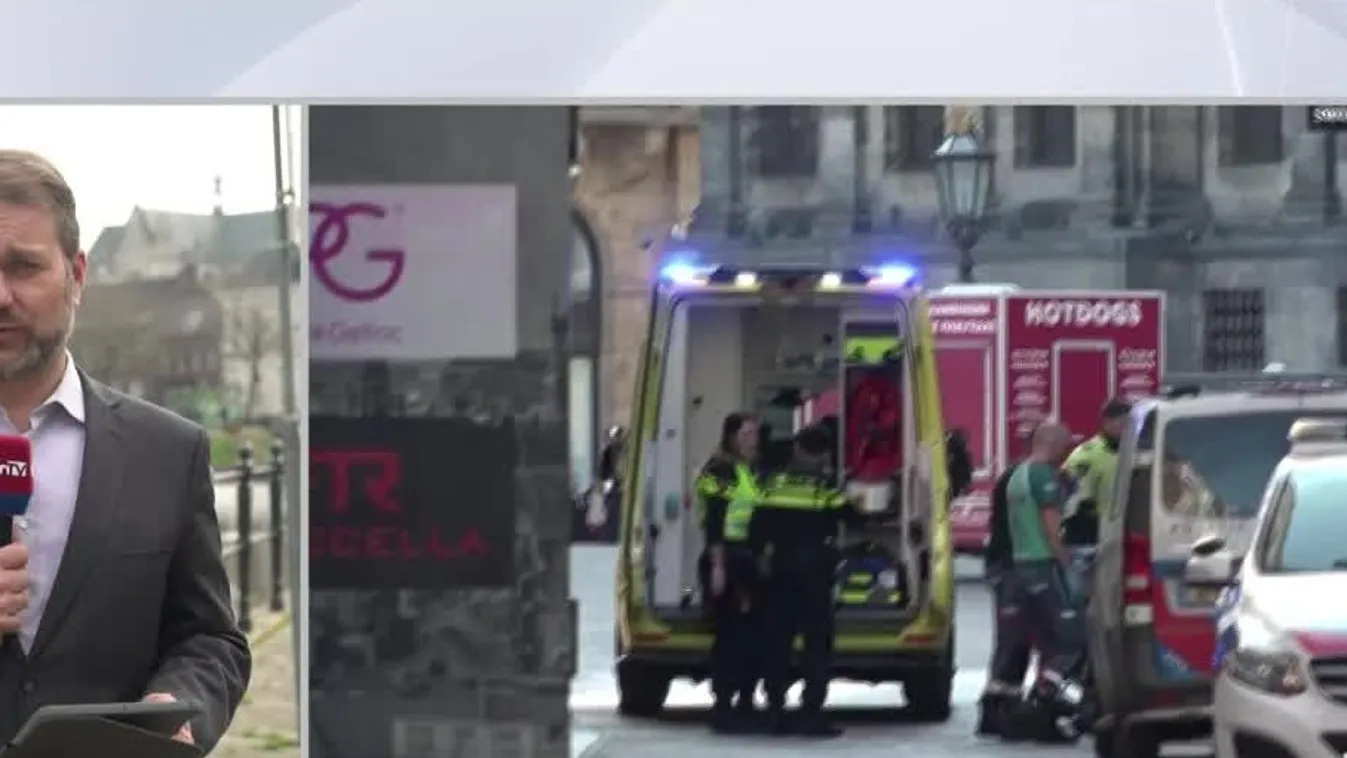 Öt embert megsebesített egy késes támadó Amszterdam központjában + videó