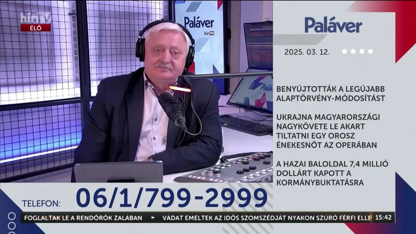 Paláver - Benyújtották a legújabb alaptörvény-módosítást + videó