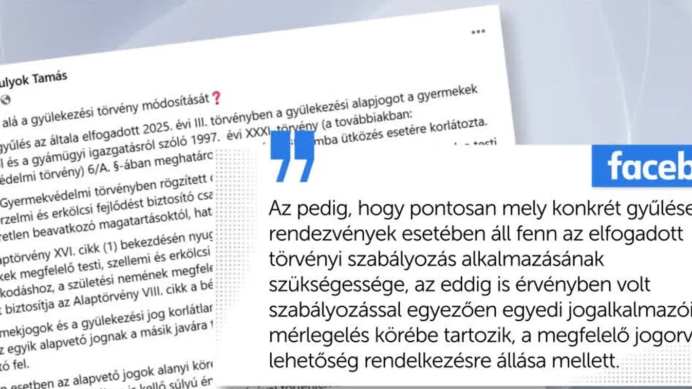 Hollik István: A baloldal a pride mellé áll, mi pedig a gyermekvédelem mellé állunk + videó