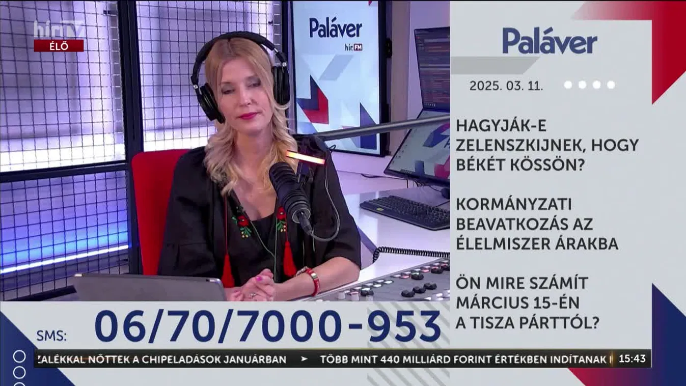 Paláver - Kormányzati beavatkozás az élelmiszer árakba