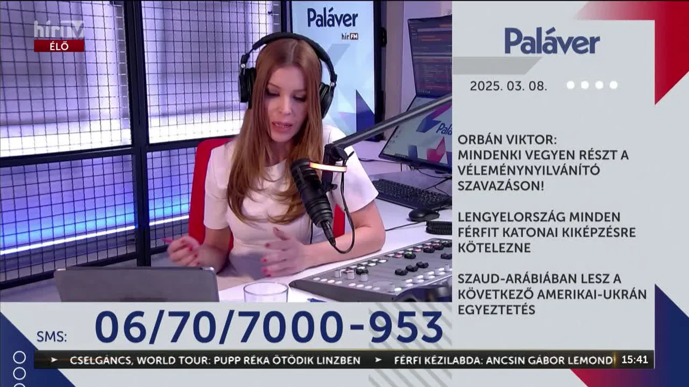 Paláver - Orbán Viktor: mindenki vegyen részt a véleménynyilvánító szavazáson