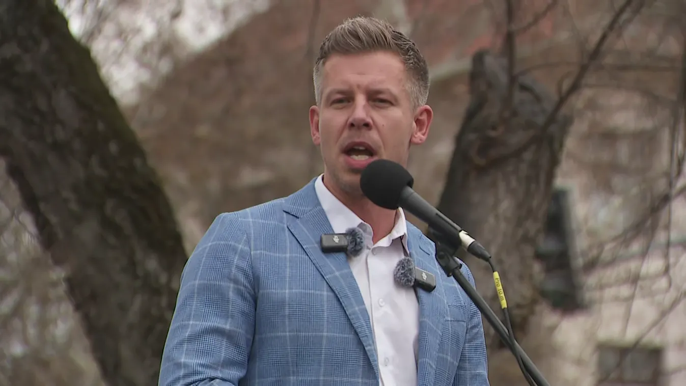 Magyar Péter ezúttal a HírTV riporterének családját emlegette fel támadó stílusban + videó