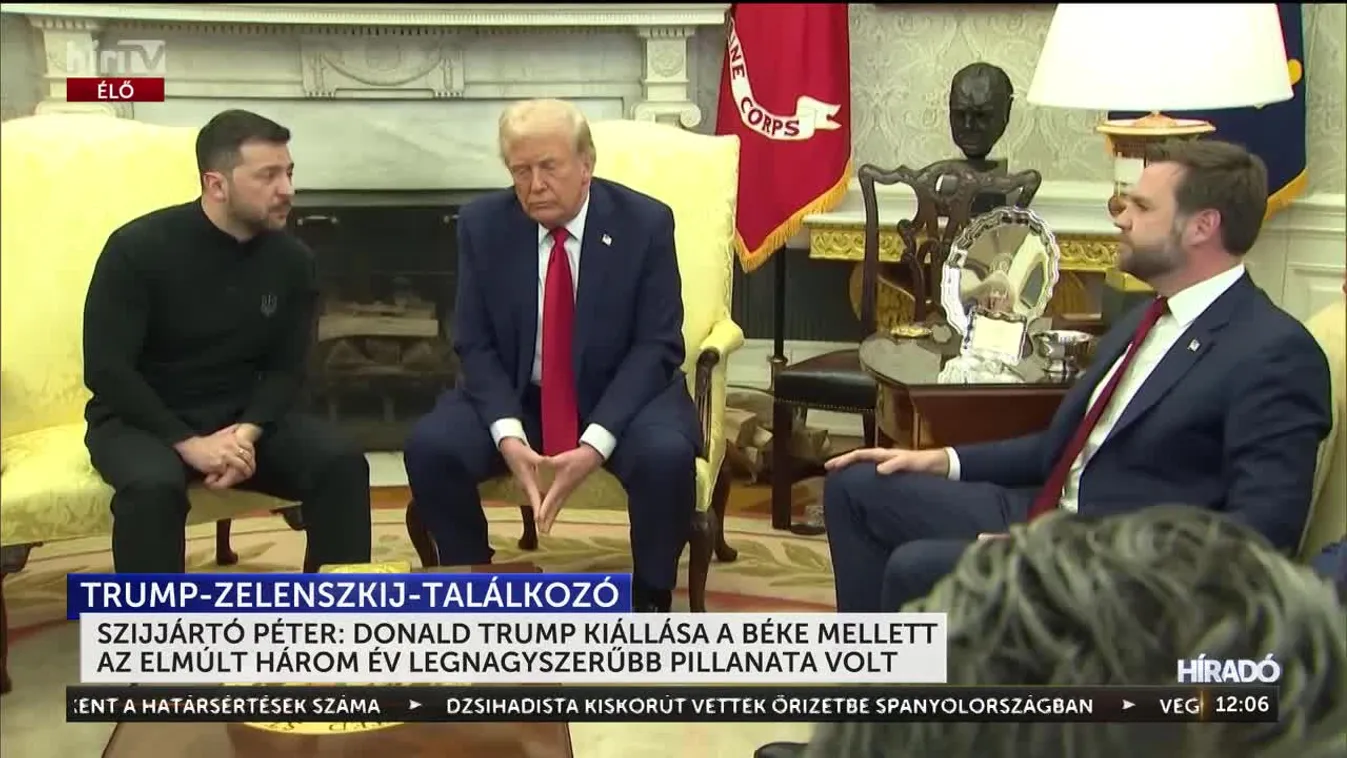 SZIJJÁRTÓ PÉTER: DONALD TRUMP KIÁLLÁSA A BÉKE MELLETT AZ ELMÚLT HÁROM ÉV LEGNAGYSZERŰBB PILLANATA VOLT