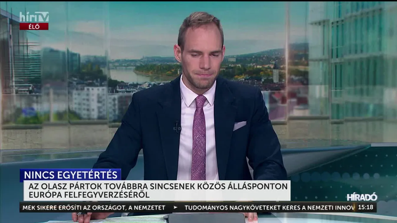 AZ OLASZ PÁRTOK TOVÁBBRA SINCSENEK KÖZÖS ÁLLÁSPONTON EURÓPA FELFEGYVERZÉSÉRŐL