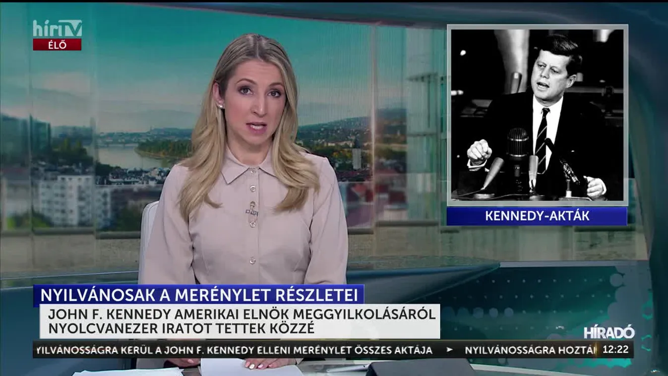 JOHN F. KENNEDY AMERIKAI ELNÖK MEGGYILKOLÁSÁRÓL NYOLCVANEZER IRATOT TETTEK KÖZZÉ