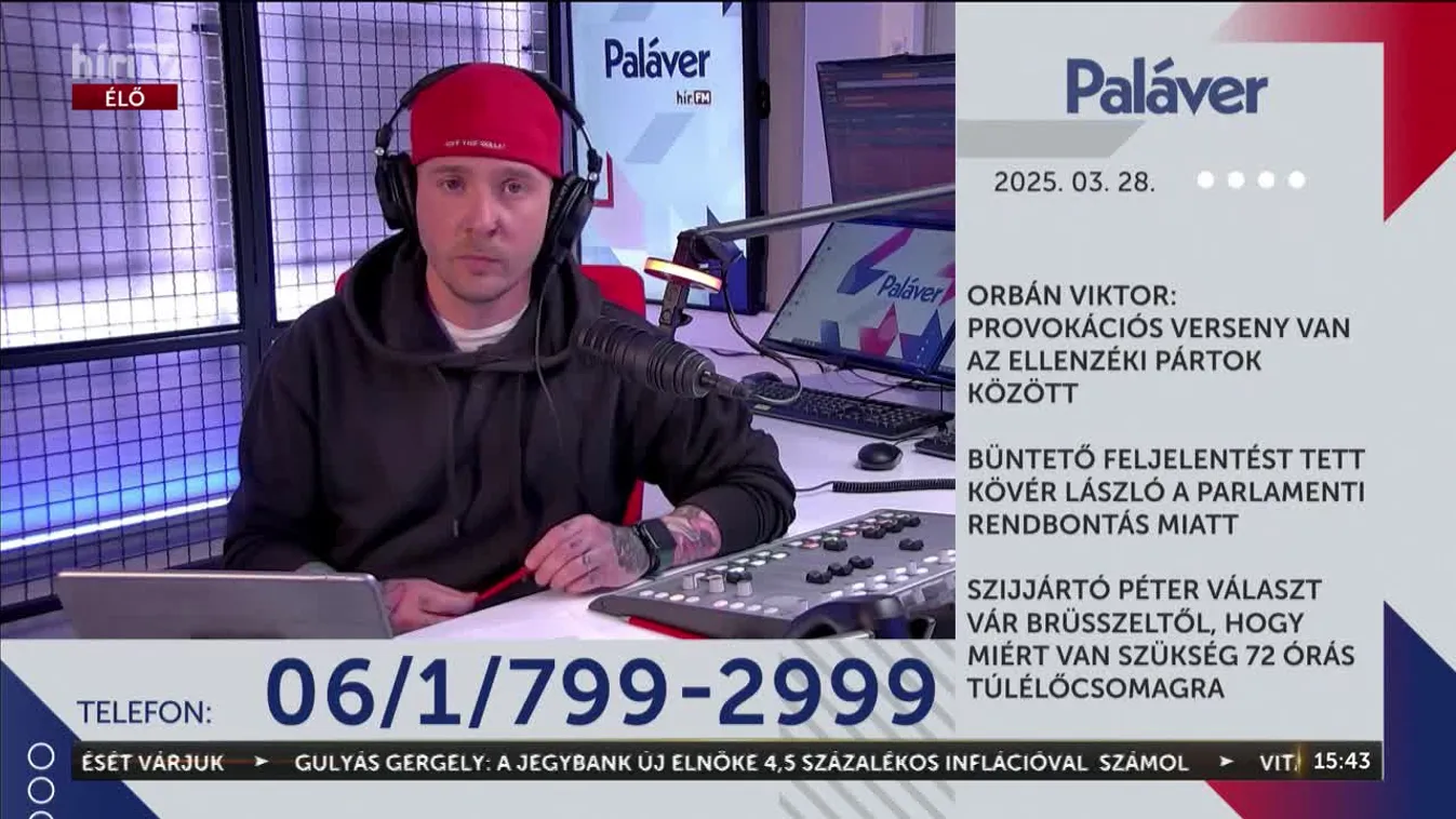Paláver – Orbán Viktor: Provokációs verseny van az ellenzéki pártok között