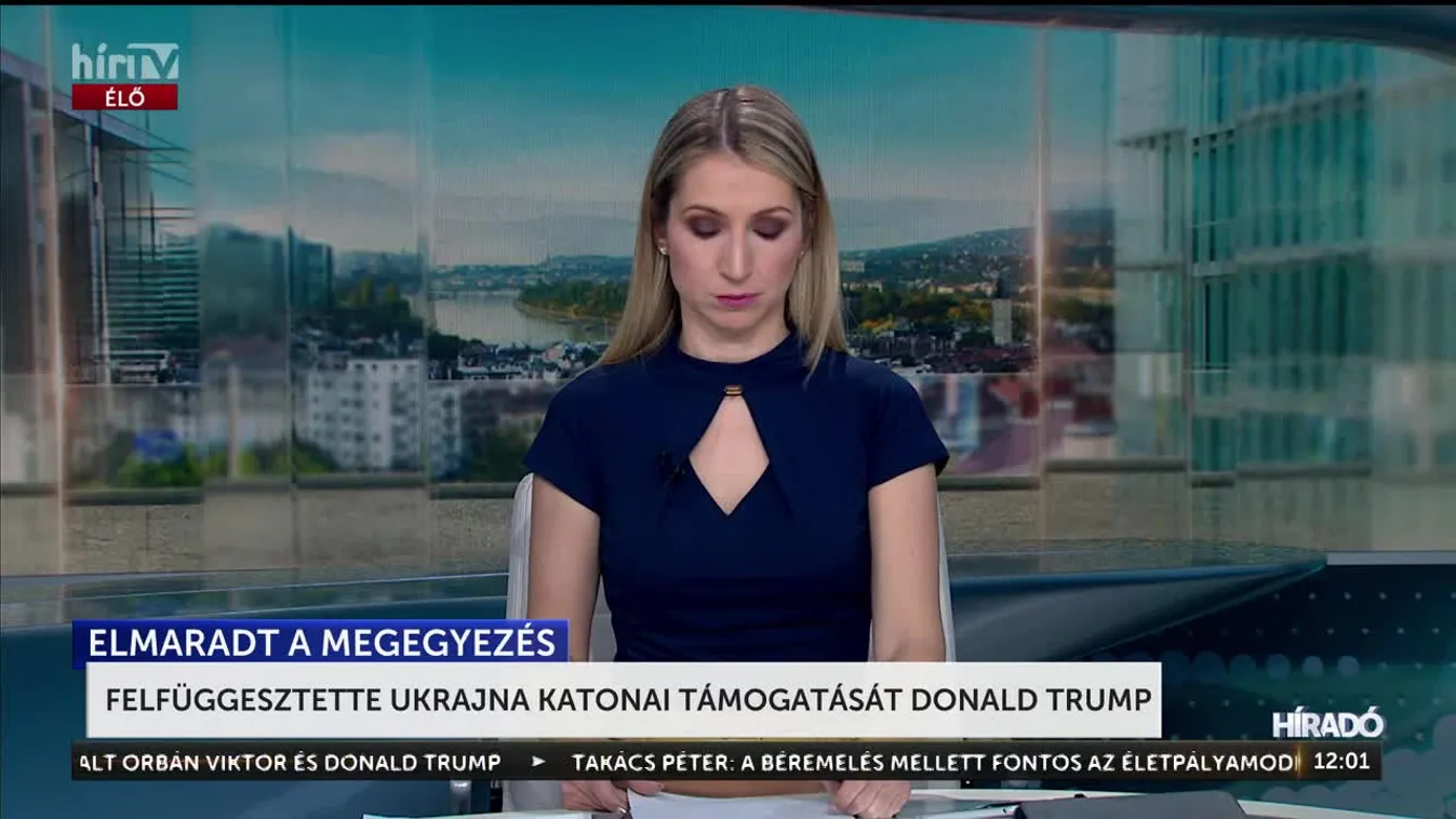 FELFÜGGESZTETTE UKRAJNA KATONAI TÁMOGATÁSÁT DONALD TRUMP