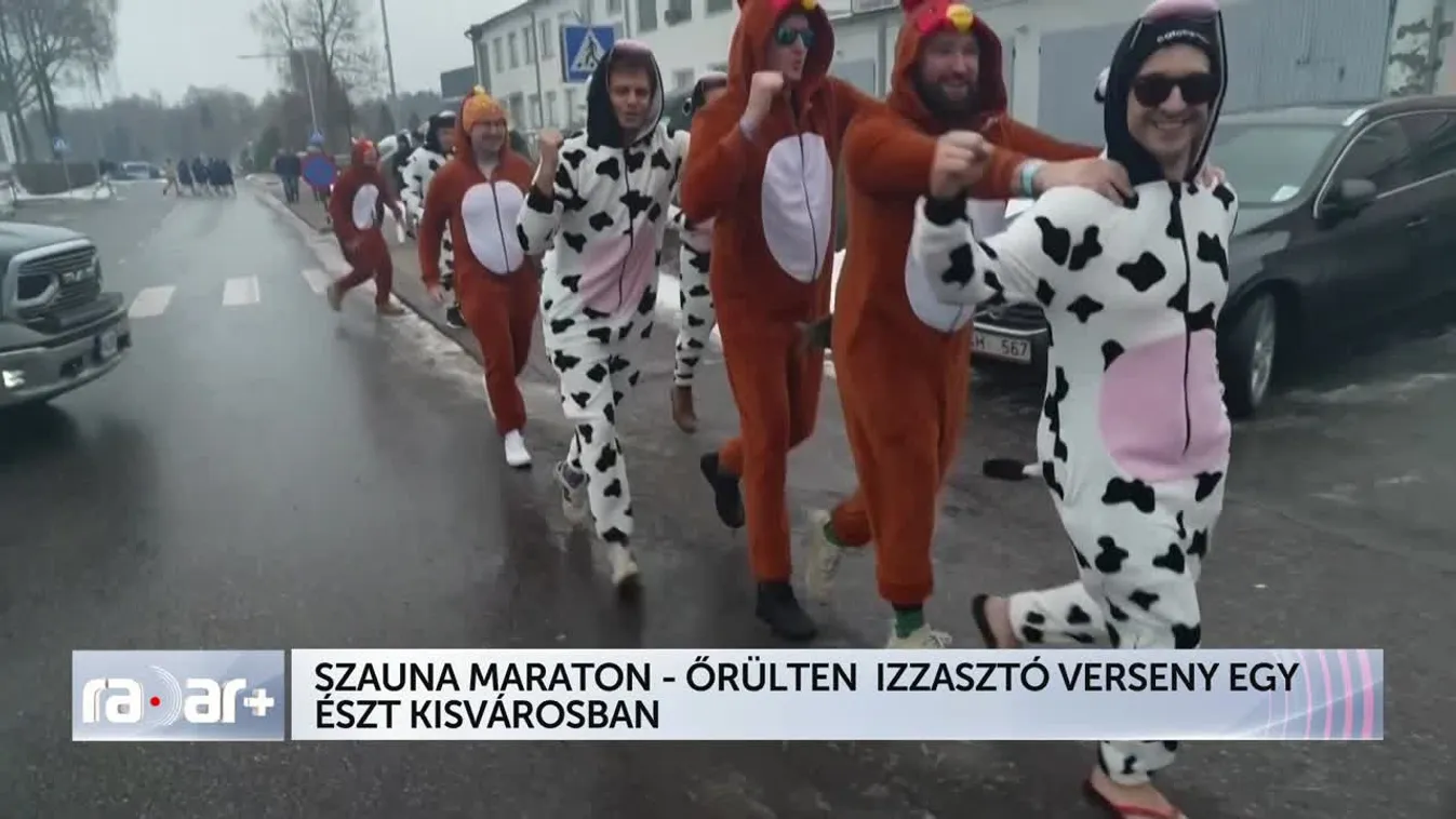 Radar - SZAUNA MARATON - ŐRÜLTEN IZZASZTÓ VERSENY EGY ÉSZT KISVÁROSBAN