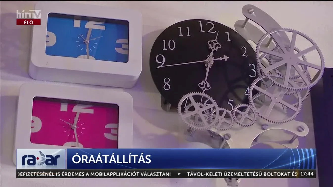 Radar - ÓRAÁTÁLLÍTÁS