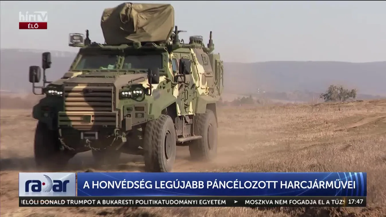 Radar - A Magyar Honvédség legújabb páncélozott harcjárművei + videó