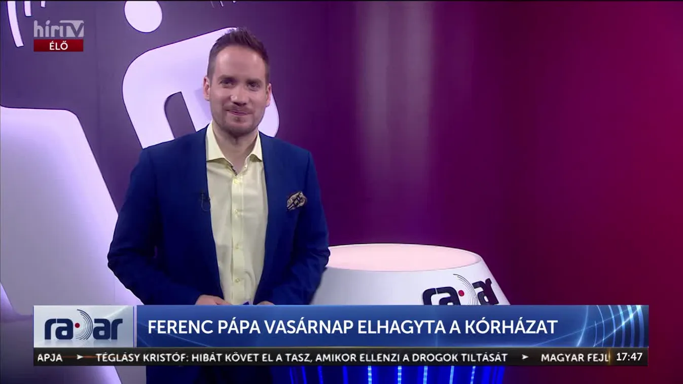 RADAR - FERENC PÁPA VASÁRNAP ELHAGYTA A KÓRHÁZAT