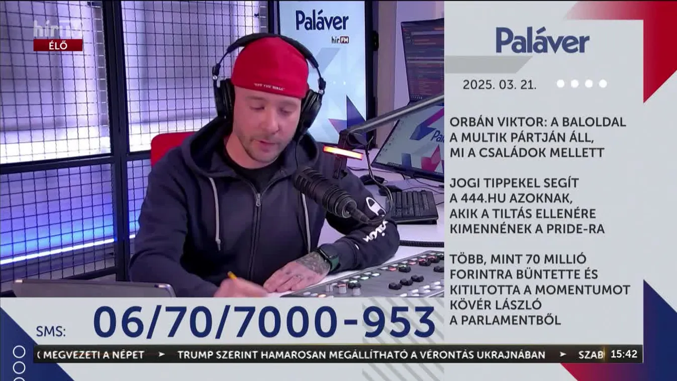 Paláver - Orbán Viktor: A baloldal a multik pártján áll, mi a családok mellett