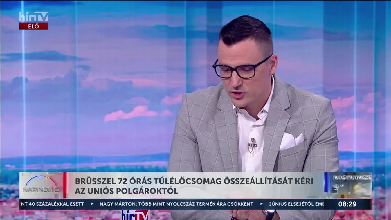 BRÜSSZEL 72 ÓRÁS TÚLÉLŐCSOMAG ÖSSZEÁLLÍTÁSÁT KÉRI AZ UNIÓS POLGÁROKTÓL