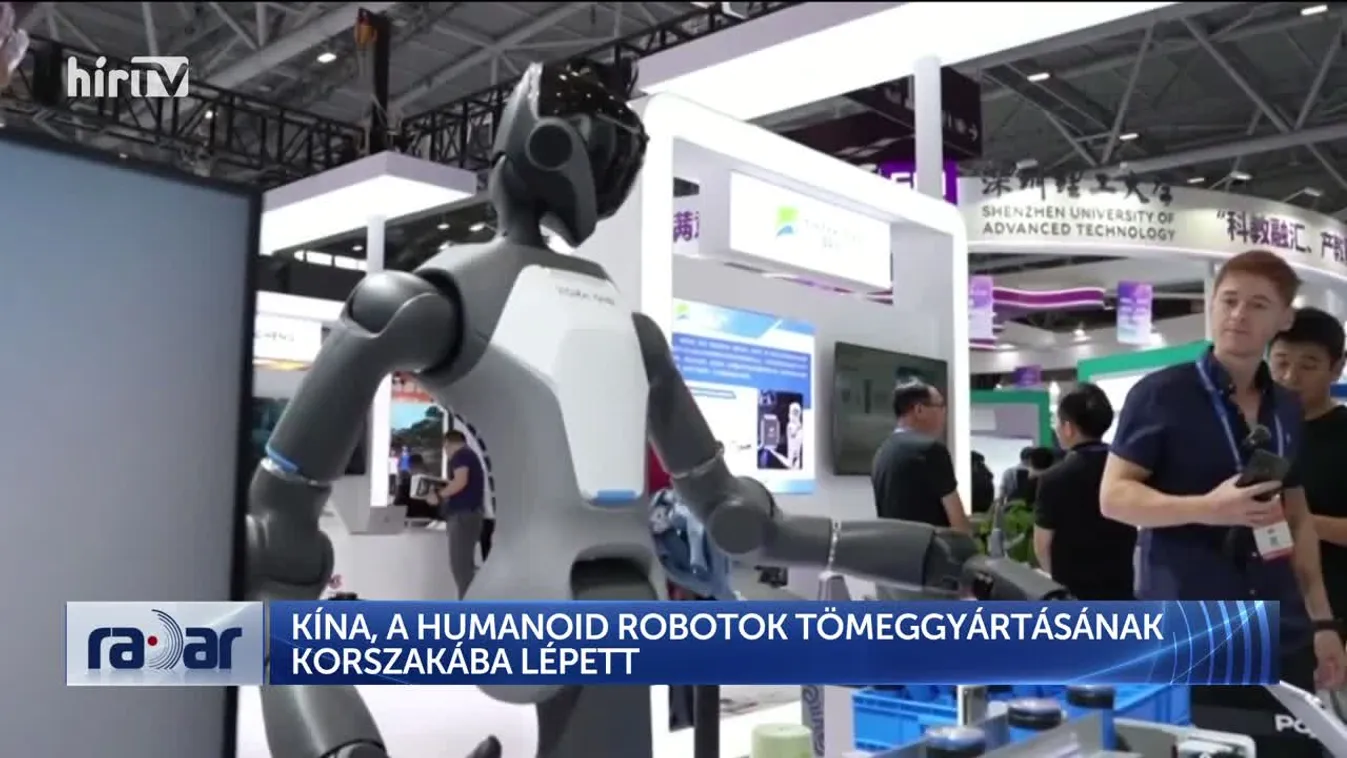 Radar – Kína a humanoid robotok tömeggyártásának korszakába lépett + videó