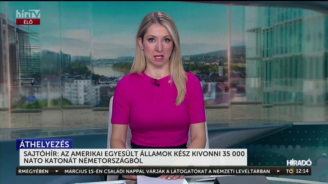 SAJTÓHÍR: AZ AMERIKAI EGYESÜLT ÁLLAMOK KÉSZ KIVONNI 35 000 NATO KATONÁT NÉMETORSZÁGBÓL
