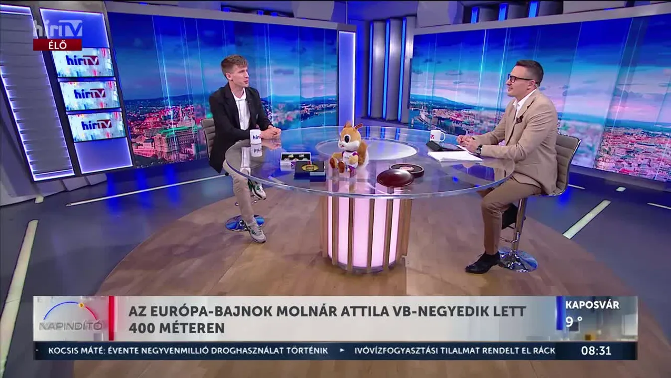 Napindító - AZ EURÓPA-BAJNOK MOLNÁR ATTILA VB-NEGYEDIK LETT 400 MÉTEREN