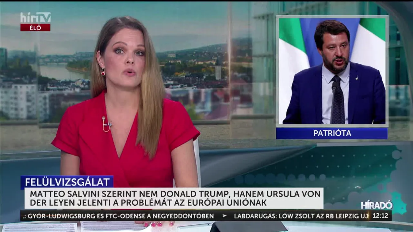 MATTEO SALVINI SZERINT NEM DONALD TRUMP, HANEM URSULA VON DER LEYEN JELENTI A PROBLÉMÁT AZ EURÓPAI UNIÓNAK