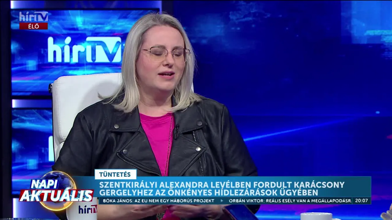 Napi aktuális - Hadházy Ákos újabb demonstrációt szervez április 8-ára az Erzsébet hídhoz