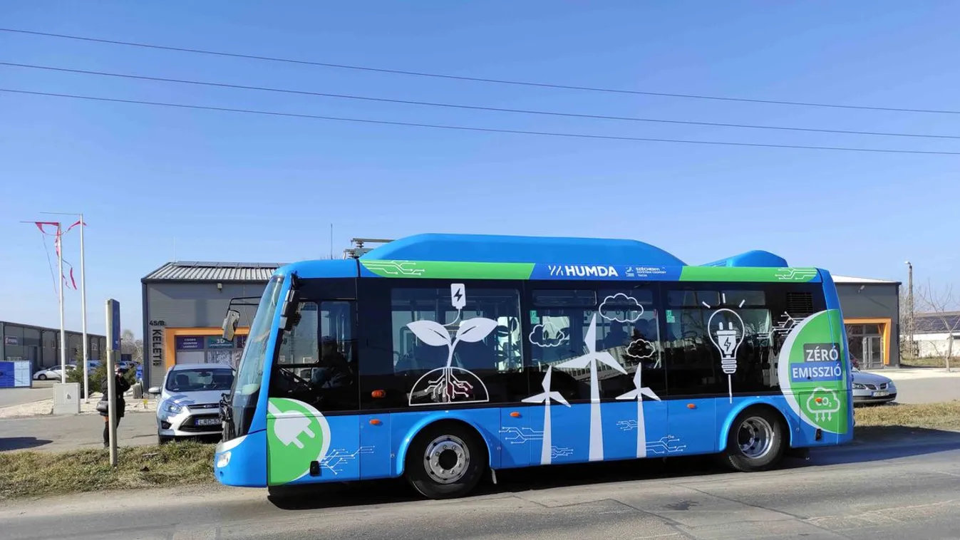 Élesben vizsgázott az új magyar elektromos midibusz