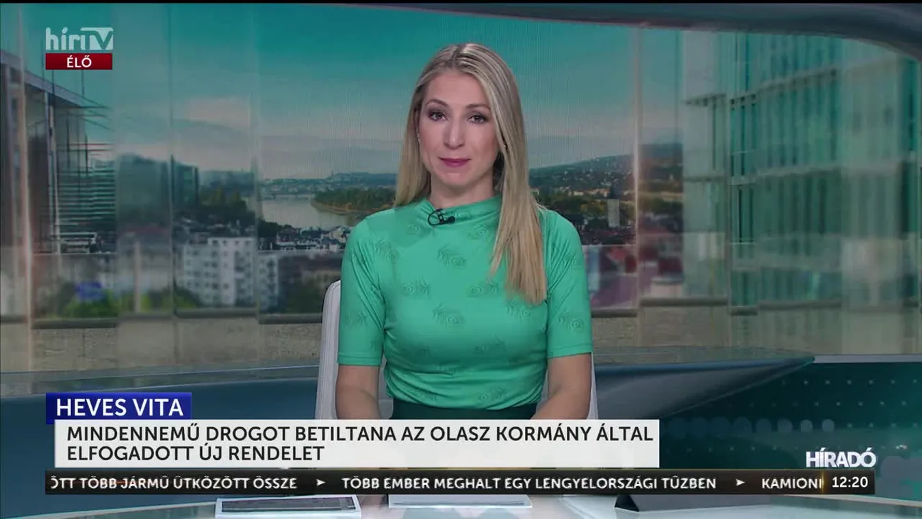 MINDENNEMŰ DROGOT BETILTANA AZ OLASZ KORMÁNY ÁLTAL ELFOGADOTT ÚJ RENDELET