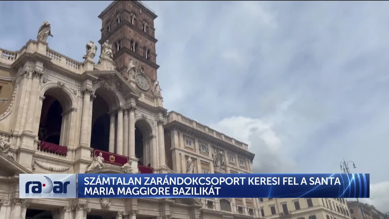 Radar - Számtalan zarándokcsoport keresi fel a Santa Maria Maggiore székesegyházat