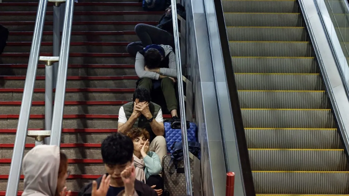 Az áramszünet miatt eluralkodott a káosz