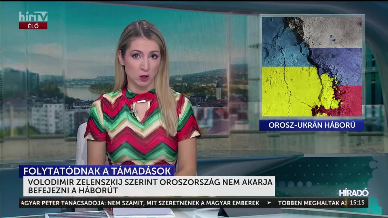 VOLODIMIR ZELENSZKIJ SZERINT OROSZORSZÁG NEM AKARJA BEFEJEZNI A HÁBORÚT