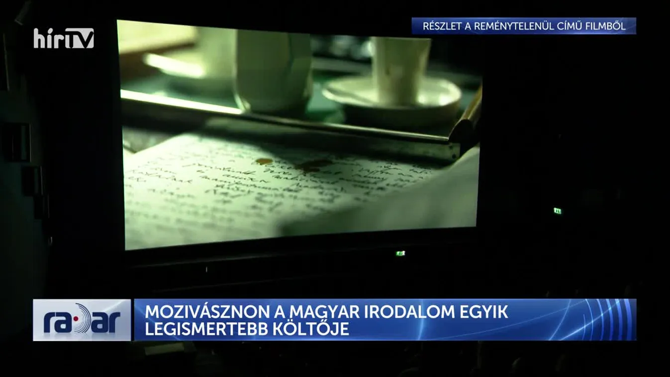 Radar - Mozivásznon a magyar költészet egyik legismertebb költője