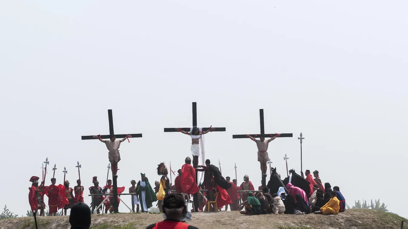 Ha nagypéntek, akkor keresztre feszítés a Fülöp-szigeteken