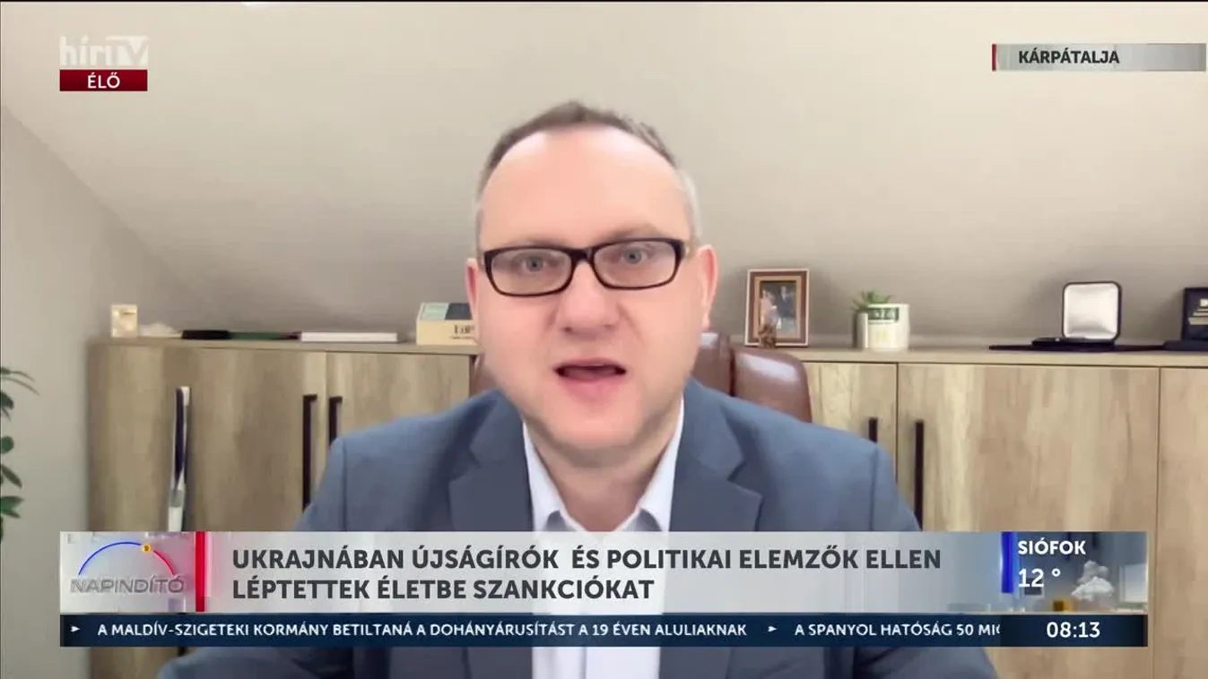 UKRAJNÁBAN ÚJSÁGÍRÓK ÉS POLITIKAI ELEMZŐK ELLEN LÉPTETTEK ÉLETBE SZANKCIÓKAT