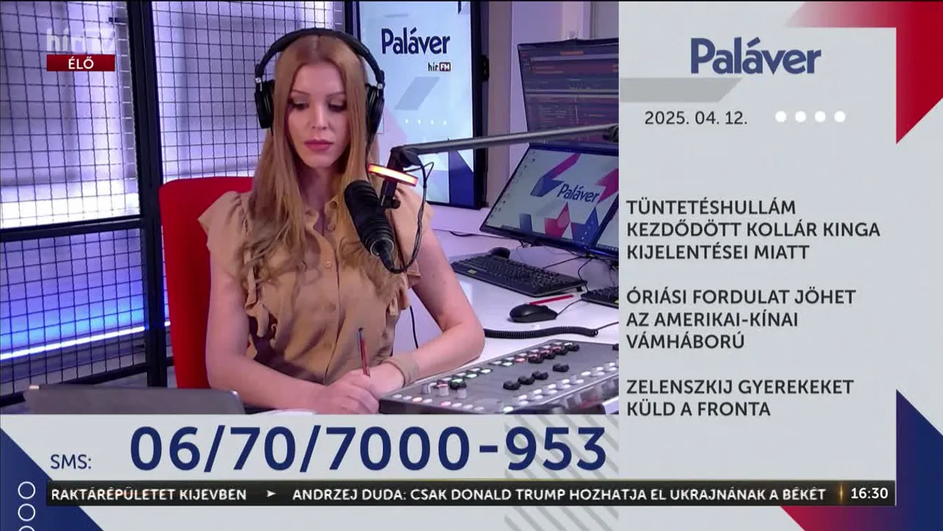 Paláver: Tüntetéshullám kezdődött Kollár Kinga kijelentései miatt