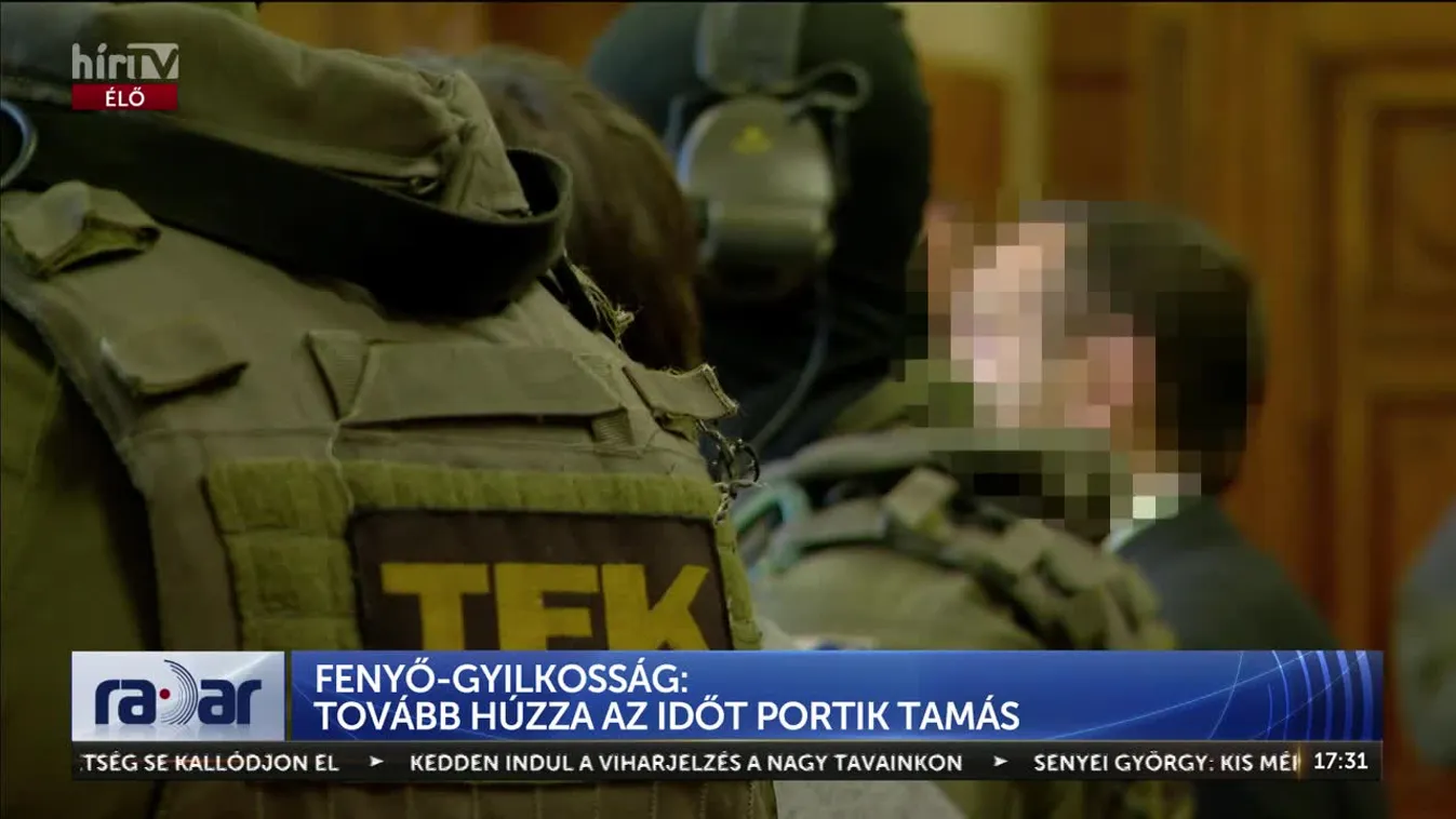 Radar – Fenyő-gyilkosság: tovább húzza az időt Portik Tamás