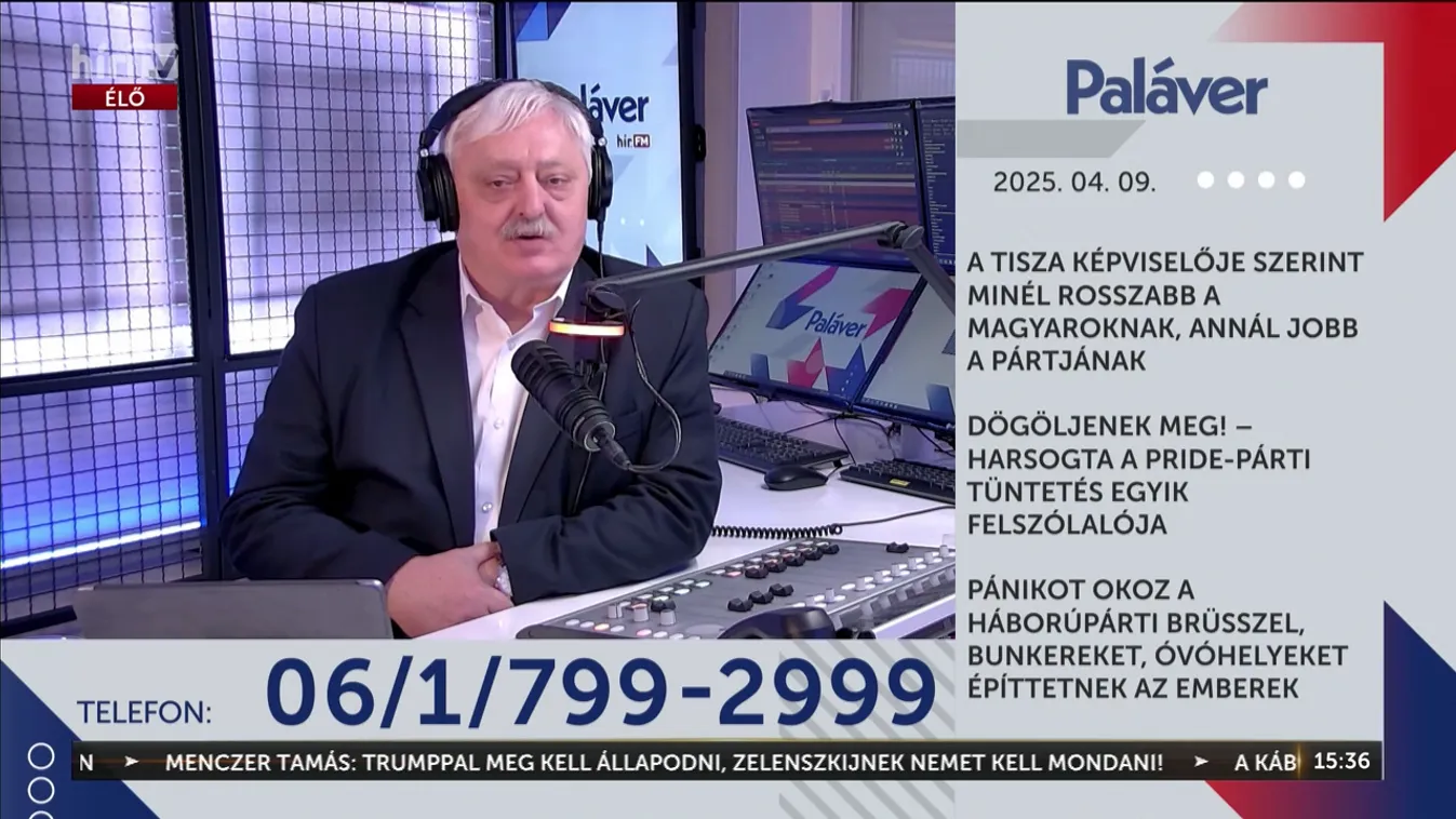 Paláver - A Tisza Párt képviselője bevallotta, azért okoznak kárt Magyarországnak, hogy ezzel segítsék a pártjukat + videó