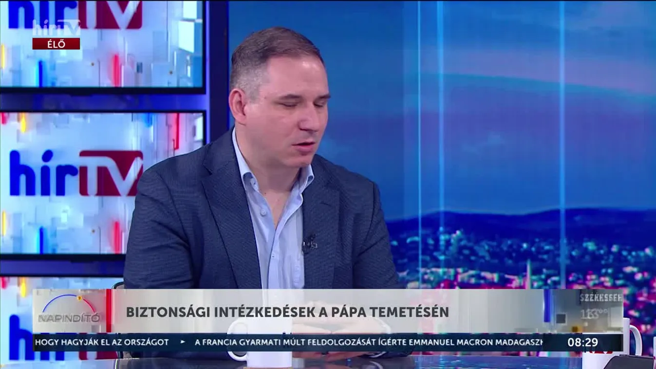 BIZTONSÁGI INTÉZKEDÉSEK A PÁPA TEMETÉSÉN