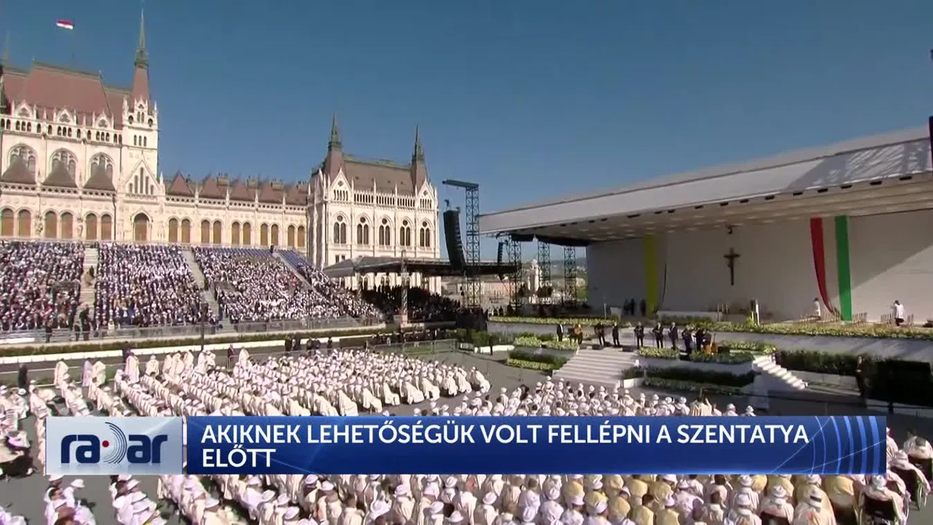 Radar - Akiknek lehetőségük volt fellépni a szentatya előtt