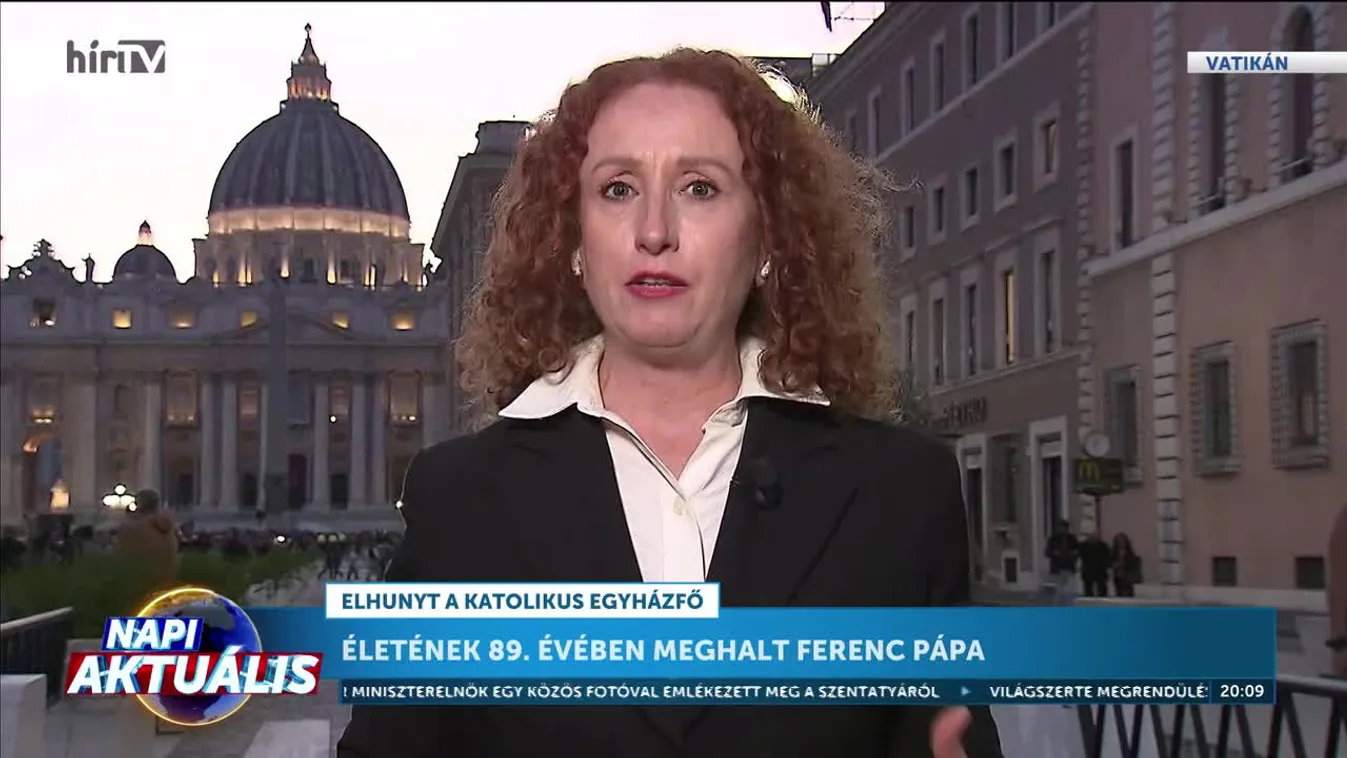 Erdő Péter: Vatikáni hírek szerint szombatra tervezik Ferenc pápa temetését