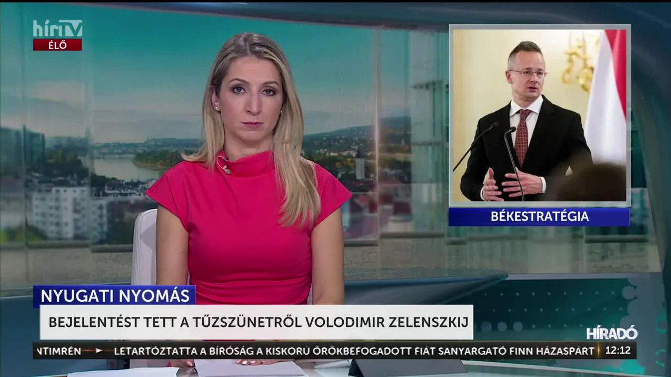 BEJELENTÉST TETT A TŰZSZÜNETRŐL VOLODIMIR ZELENSZKIJ