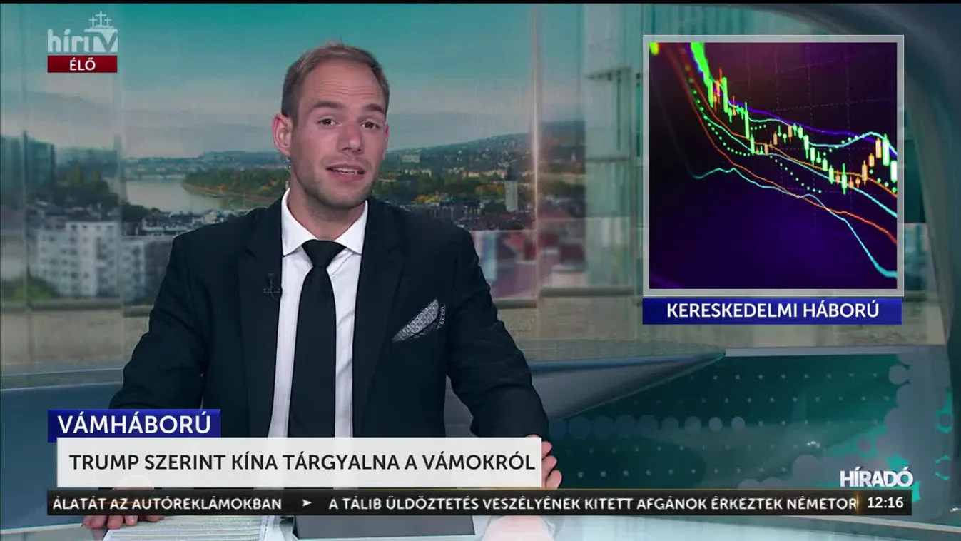 TRUMP SZERINT KÍNA TÁRGYALNA A VÁMOKRÓL