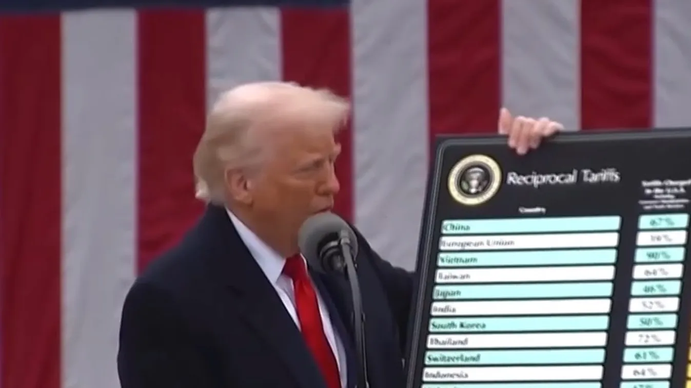 Trump szerint 2-3 hét múlva életbe lépnek a vámtarifák  + videó