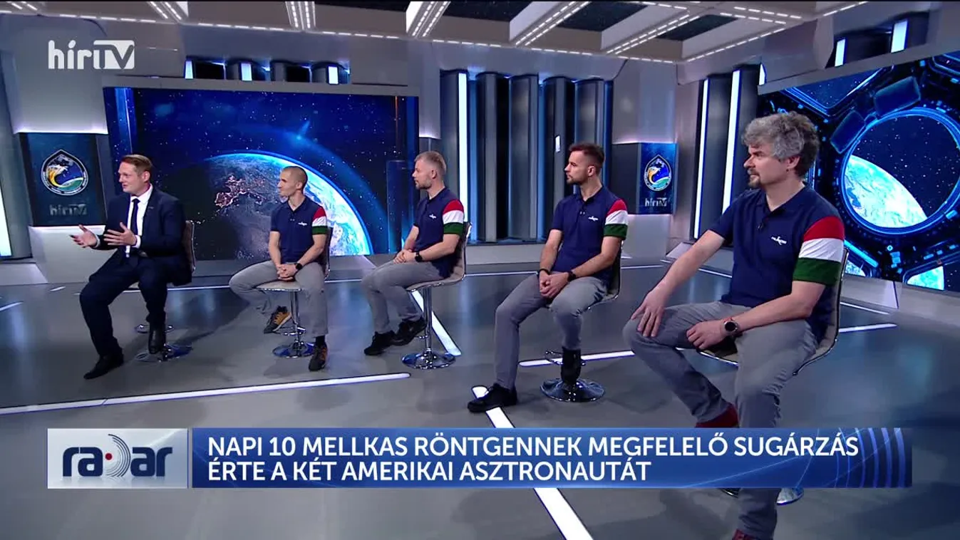 Radar - NAPI 10 MELLKAS RÖNTGENNEK MEGFELELŐ SUGÁRZÁS ÉRTE A KÉT AMERIKAI ASZTRONAUTÁT