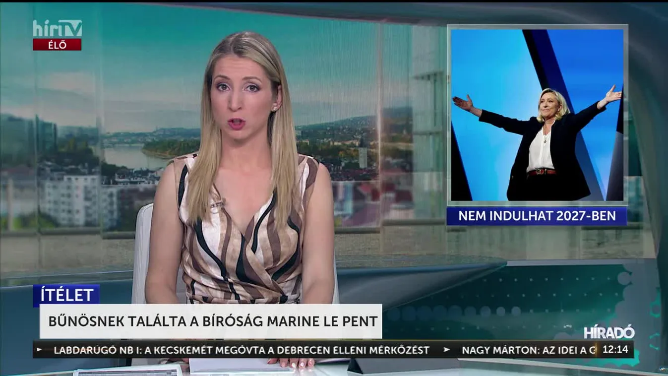 BŰNÖSNEK TALÁLTA A BÍRÓSÁG MARINE LE PENT