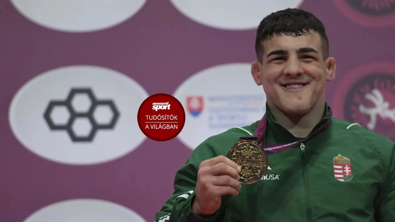 A dobogó csúcsára állhatott a magyar birkózó