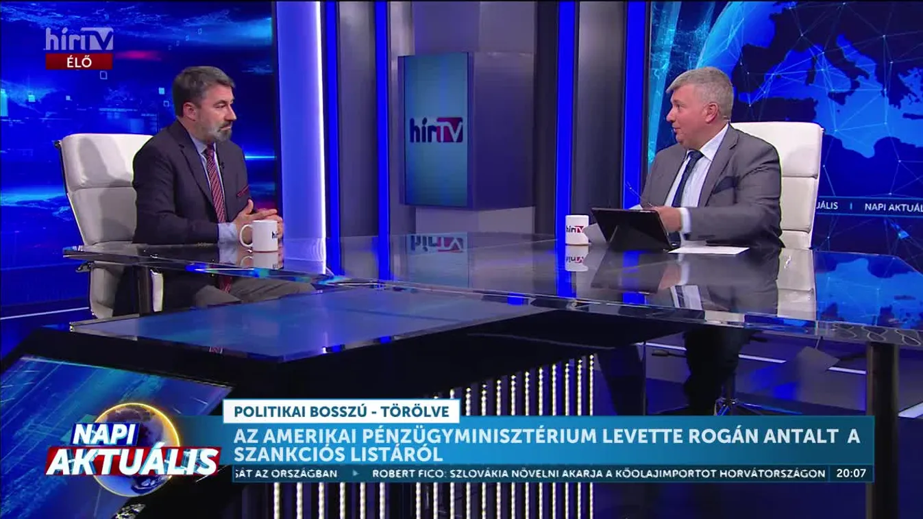 Napi aktuális - Hidvéghi Balázs: Az USA levette Rogán Antalt a szankciós listáról + videó
